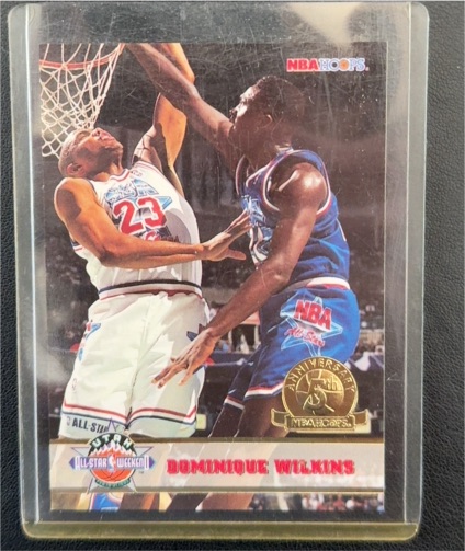 1993 NBA Hoops #261 Dominique Wilkins — front
