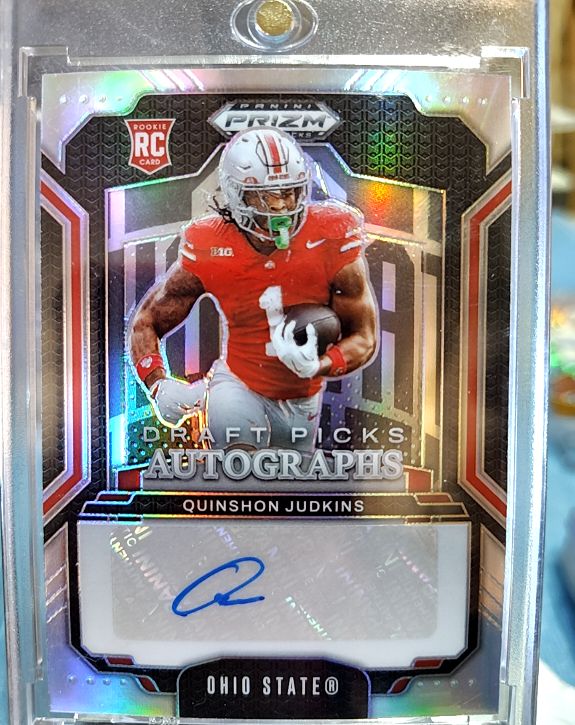 2025 Panini Prizm Draft Picks #DPA-QJS Quinshon Judkins — front