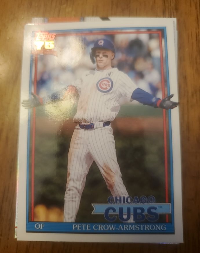 2026 Topps Series 1 1991 Insert #T91-64 Pete Crow-Armstrong — front