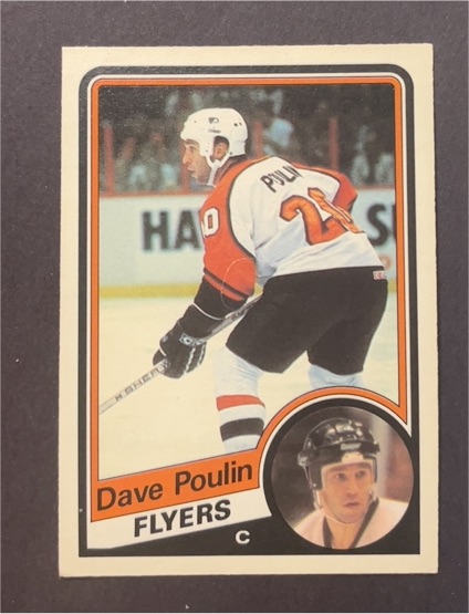 1984-85 O-Pee-Chee #165 Dave Poulin — front