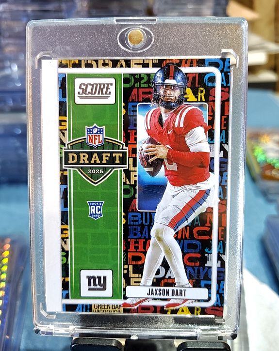 2025 Panini Score NFL Draft #18 Jaxson Dart — front