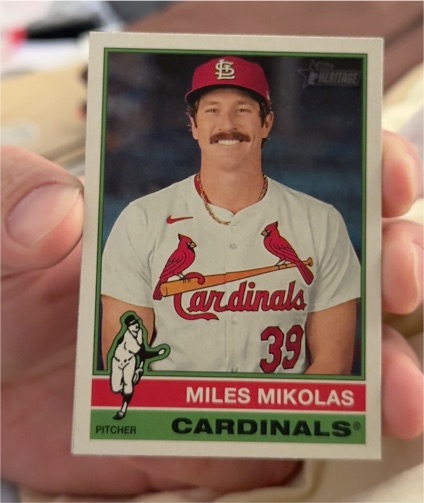 2025 Topps Heritage #426 Miles Mikolas — front