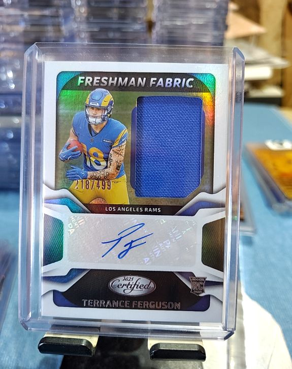 2025 Panini Certified Freshman Fabric #FBC-TFN Terrance Ferguson — front