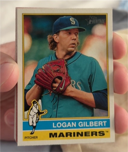 2025 Topps Heritage #492 Logan Gilbert — front