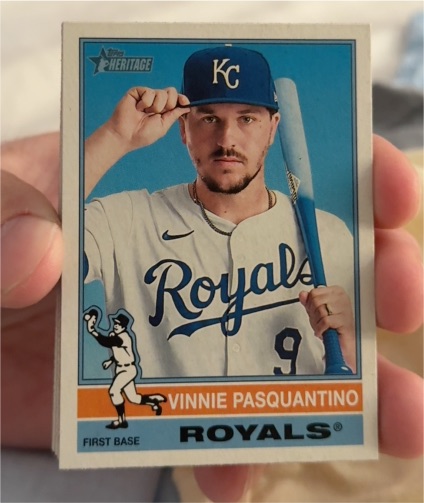 2025 Topps Heritage #440 Vinnie Pasquantino — front