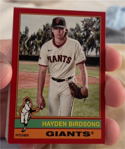 2025 Topps Heritage #324 Hayden Birdsong — front