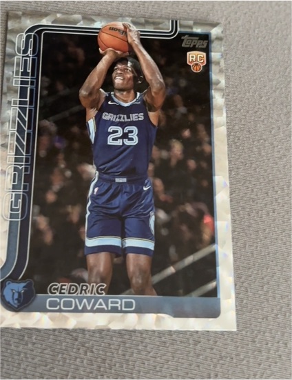 2025-26 Topps #211 Cedric Coward — front