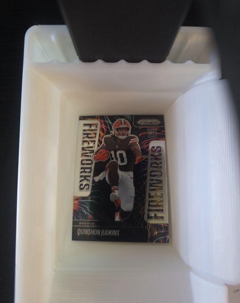 2025 Panini Prizm #19 Quinshon Judkins Fireworks — front