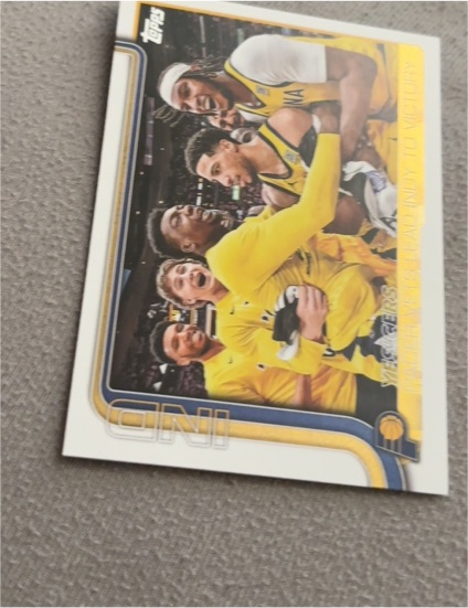 2025 Topps #280 Pacers Vets Lead Indy To Victory — front