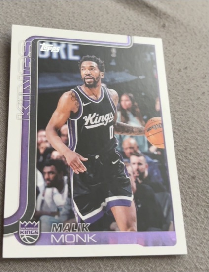 2025-26 Topps #164 Malik Monk — front