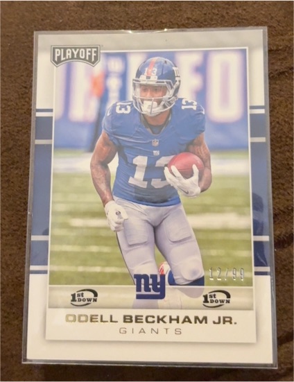 2017 Panini Playoff #61 Odell Beckham Jr. — front