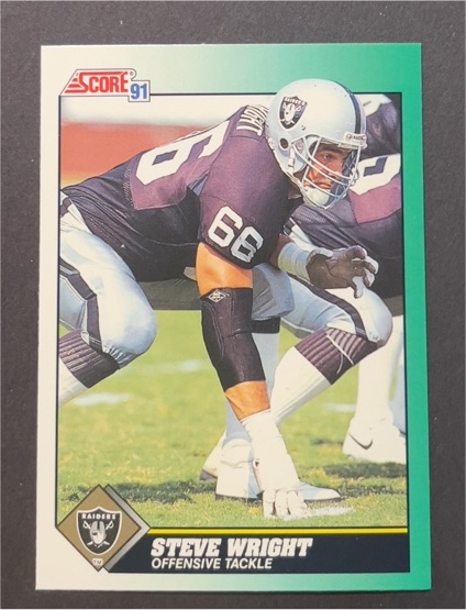 1991 Score #306 Steve Wright — front