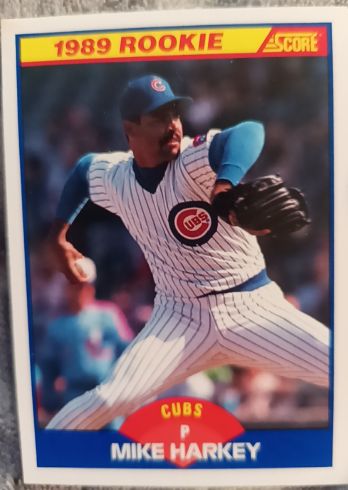 1989 Score #624 Mike Harkey — front