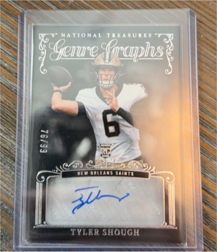 2025 Panini National Treasures #RSFP-TSH Tyler Shough — front