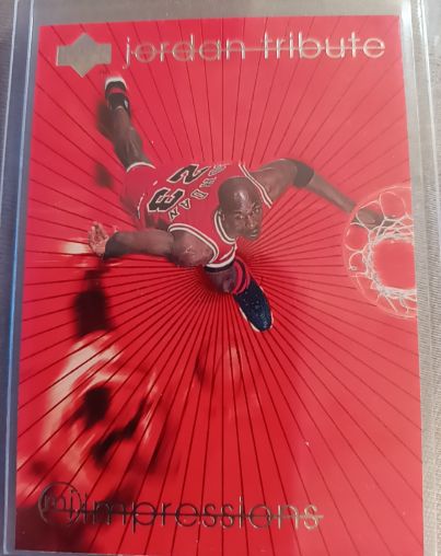 1997-98 Upper Deck Michael Jordan Tribute #MJ38 Michael Jordan — front