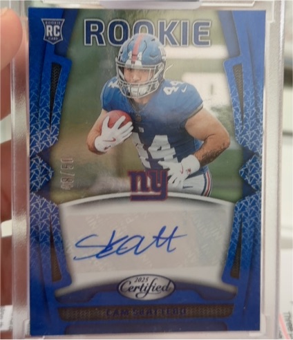 2025 Panini Certified #14 Cam Skattebo — front