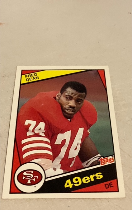 1984 Topps #354 Fred Dean — front