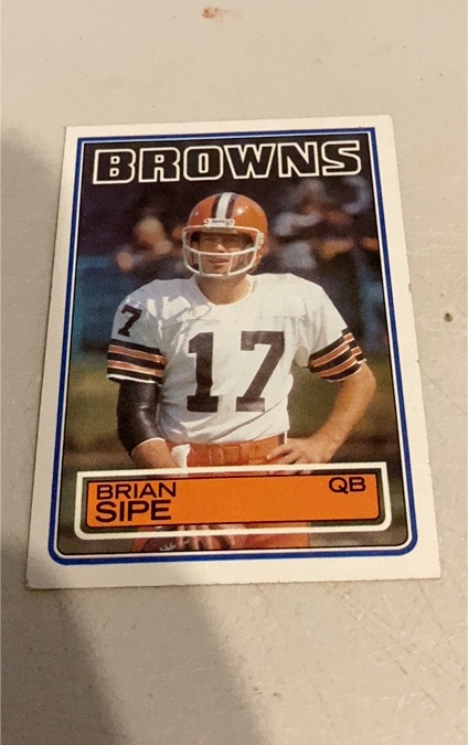1983 Topps #257 Brian Sipe — front