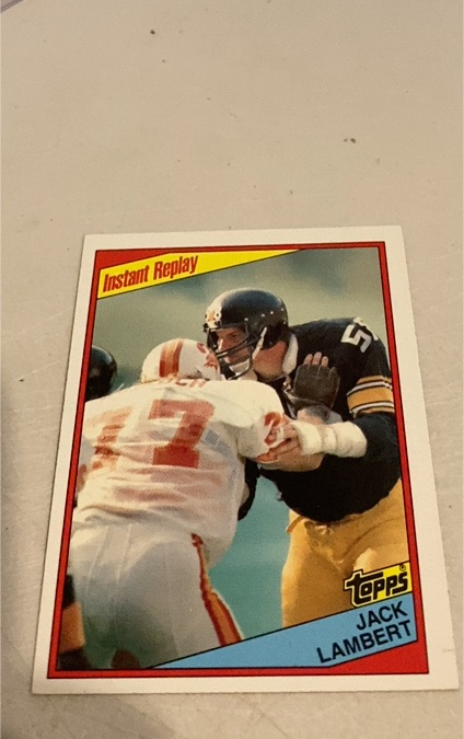 1984 Topps #168 Jack Lambert Instant Replay — front