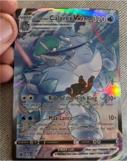 2022 Pokémon Astral Radiance #TG15/TG30 Ice Rider Calyrex VMAX — front