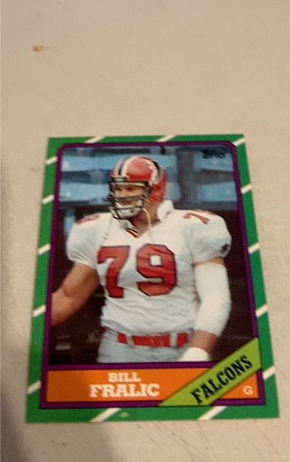 1986 Topps #367 Bill Fralic — front