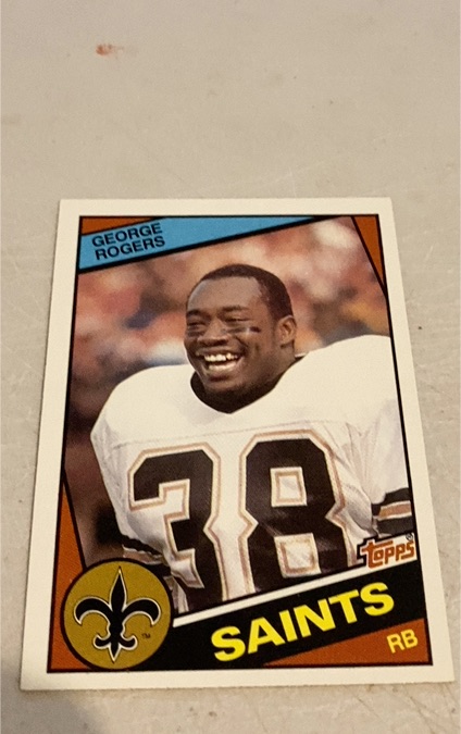 1984 Topps #305 George Rogers — front