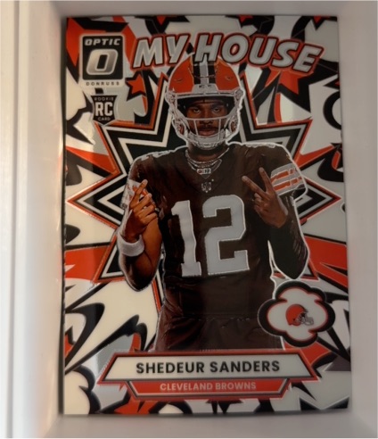 2025 Panini Donruss Optic #5 Shedeur Sanders My House — front