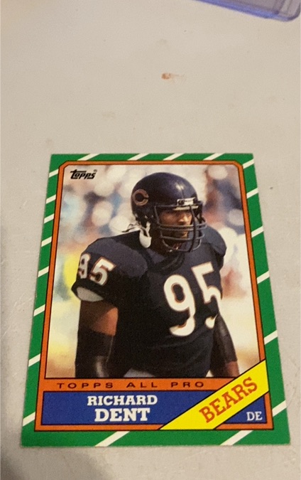 1986 Topps #19 Richard Dent — front