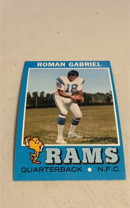 1971 Topps Football #230 Roman Gabriel — front