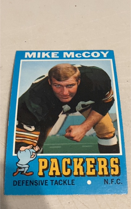 1971 Topps Football #248 Mike McCoy — front