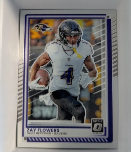 2025 Panini Donruss Optic #120 Zay Flowers — front