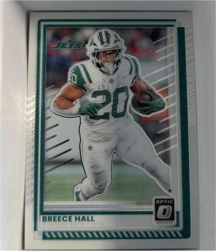 2025 Panini Donruss Optic #195 Breece Hall — front