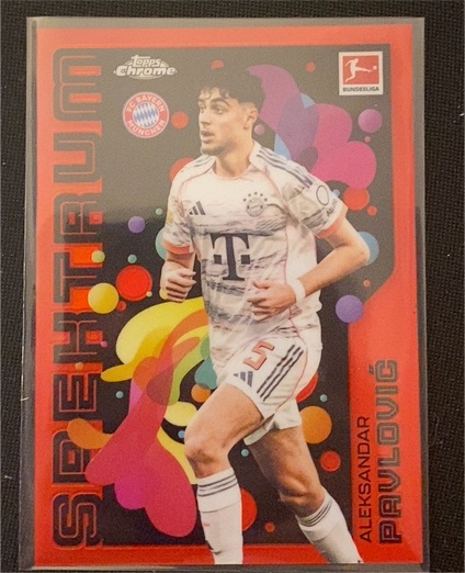 2023 Topps Chrome Bundesliga SP-5 Aleksandar Pavlovic — front