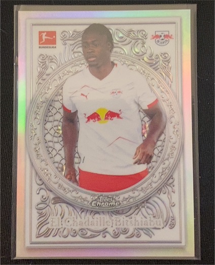 2025-26 Topps Chrome Bundesliga Ornaments #OR-14 El Chadaille Bitshiabu — front