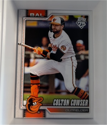 2026 Topps Series 1 #166 Colton Cowser — front
