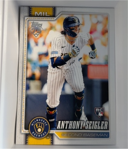 2026 Topps Series 1 #286 Anthony Seigler — front