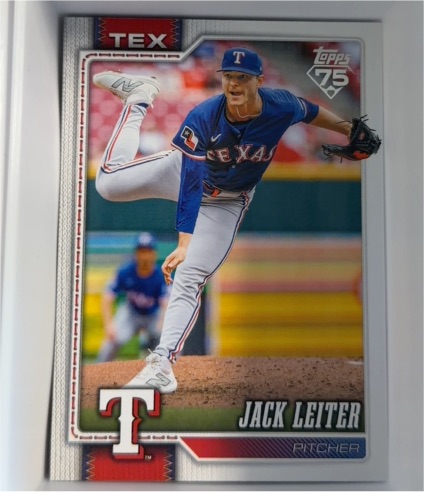 2026 Topps Series 1 #208 Jack Leiter — front
