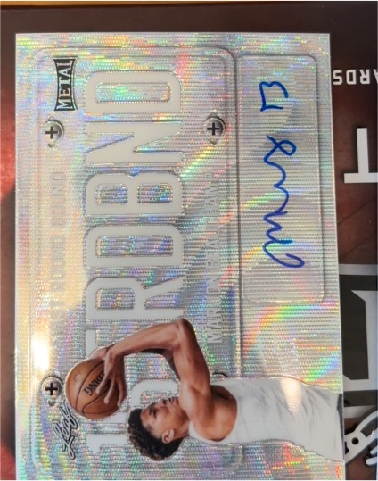 2021-22 Leaf Metal 1st Round Bound #Trayce Jackson-Davis — front