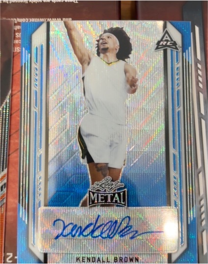 2021-22 Leaf Metal #BA-KB1 Kendall Brown — front