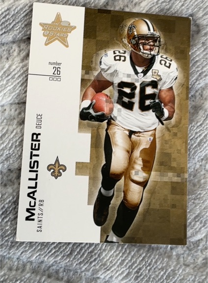 2007 Leaf Rookies & Stars #26 Deuce McAllister — front