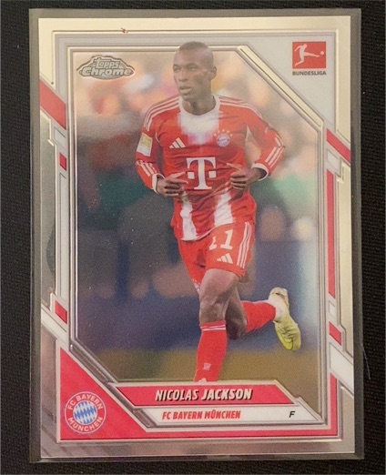2025-26 Topps Chrome Bundesliga #79 Nicolas Jackson FC Bayern München — front