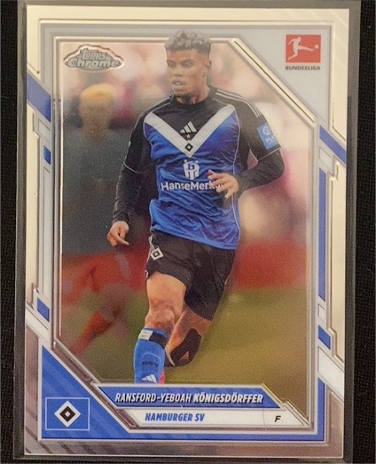 2022 Topps Chrome Bundesliga Ransford-Yeboah Königsdörffer — front