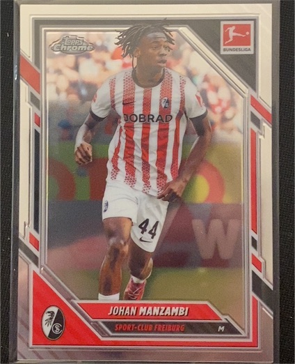 2025 Topps Chrome Bundesliga #M Johan Manzambi — front