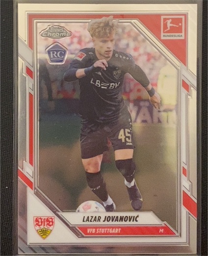 2025-26 Topps Chrome Bundesliga #M Lazar Jovanovic — front