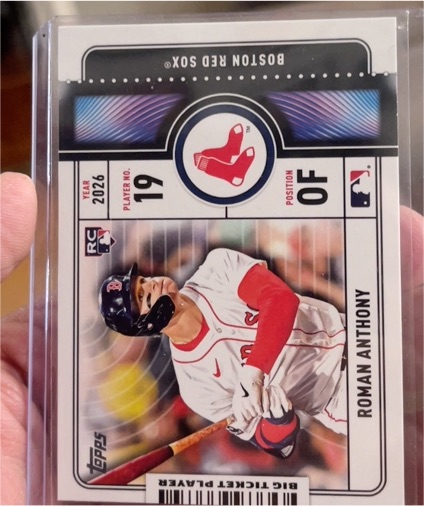 2026 Topps Series 1 #BTP-23 Roman Anthony Big Ticket Players — front