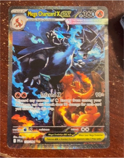 2014 Pokémon XY Evolutions #125 Mega Charizard X EX — front