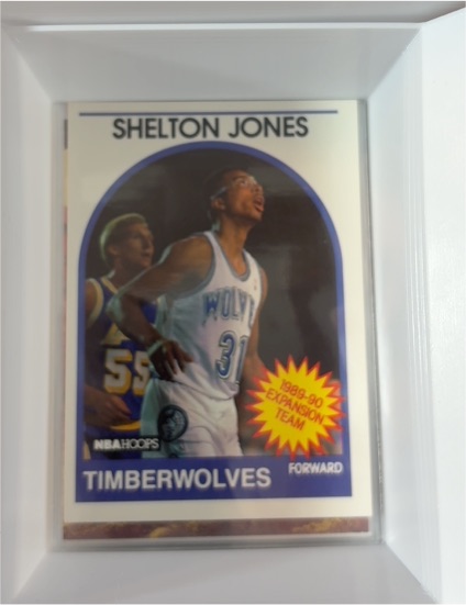 1989-90 NBA Hoops #306 Shelton Jones — front