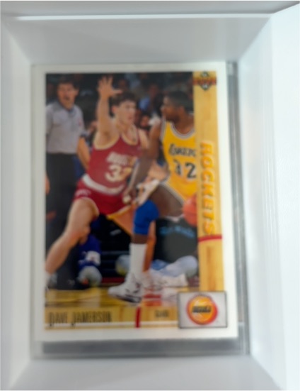 1991-92 Upper Deck #296 Dave Jamerson Houston Rockets — front