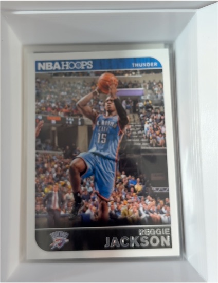 2014-15 Panini NBA Hoops #242 Reggie Jackson — front