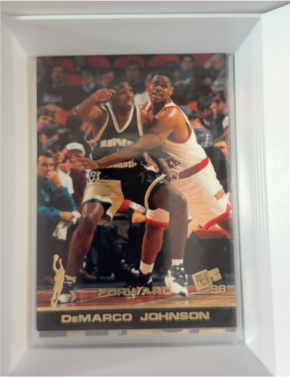 1998 Press Pass #30 DeMarco Johnson — front